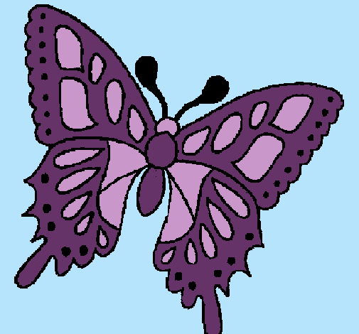 Dibujo Mariposa pintado por yaralee610