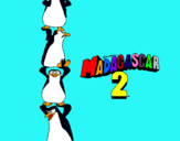 Dibujo Madagascar 2 Pingüinos pintado por alex50