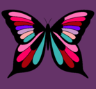 Dibujo Mariposa pintado por luisamaria