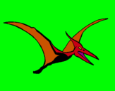 Dibujo Pterodáctilo pintado por releks