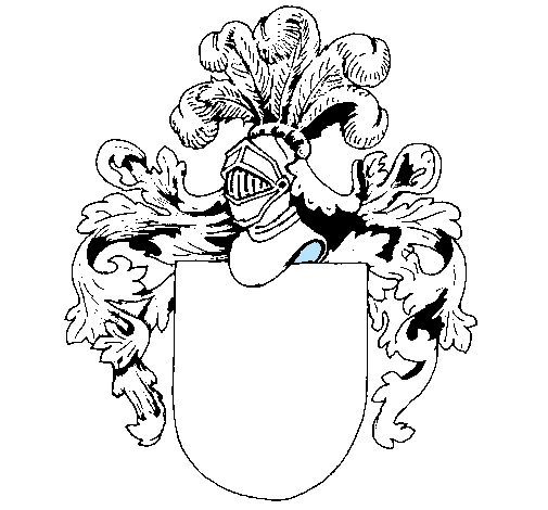 Escudo de armas y casco