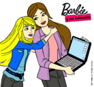 Dibujo El nuevo portátil de Barbie pintado por yennifer10