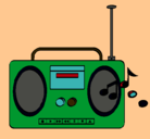 Dibujo Radio cassette 2 pintado por MMMMMMMMMMMM