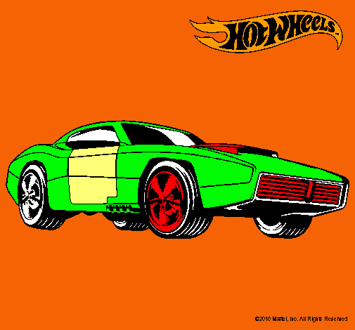 Dibujo Hot Wheels 1 pintado por joanyjordi