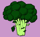 Dibujo Brócoli pintado por kevinn7