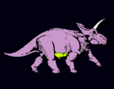 Dibujo Triceratops pintado por berzoekama