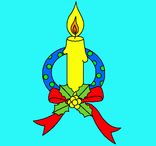 Vela de navidad III