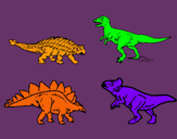 Dibujo Dinosaurios de tierra pintado por joquin