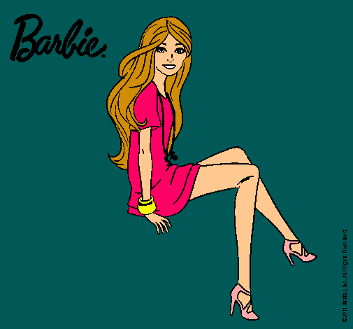 Barbie sentada