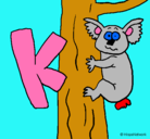 Dibujo Koala pintado por 78945612
