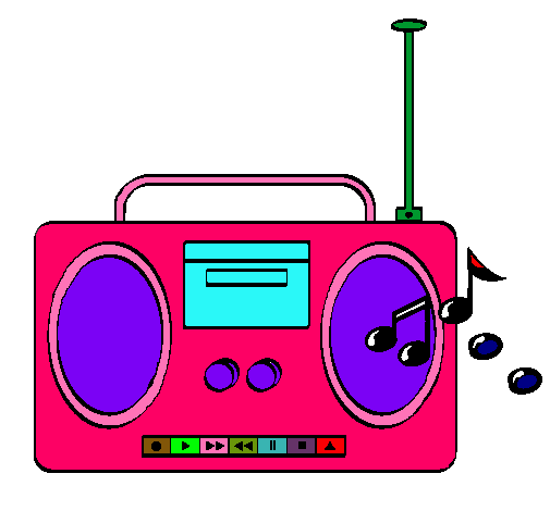 Dibujo Radio cassette 2 pintado por judith1234