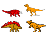 Dibujo Dinosaurios de tierra pintado por jazziel