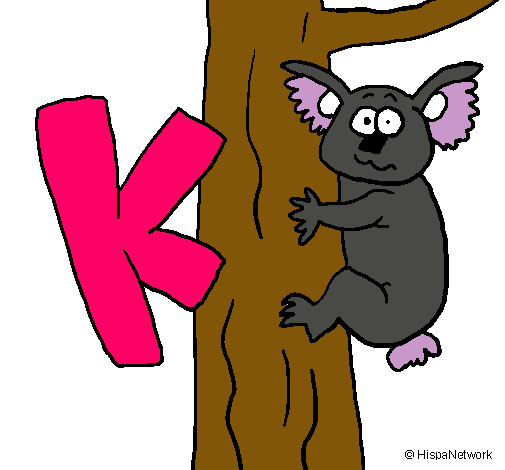 Dibujo Koala pintado por coyhernan