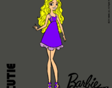 Dibujo Barbie Fashionista 3 pintado por encarna