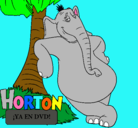 Dibujo Horton pintado por glency