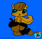 Dibujo Ardilla Littlest Pet Shop pintado por Susejp