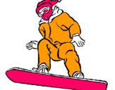 Dibujo Snowboard pintado por jesusalejanr