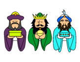Dibujo Los Reyes Magos 4 pintado por mamlopolopol