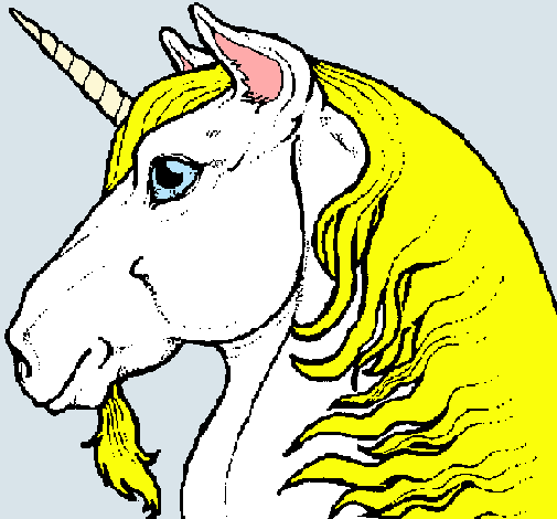 Cabeza de unicornio