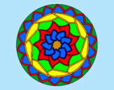 Dibujo Mandala 1 pintado por erneschiva