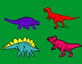 Dibujo Dinosaurios de tierra pintado por eneritz