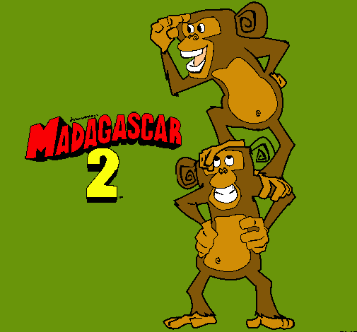 Madagascar 2 Manson y Phil