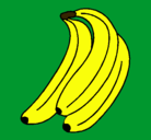 Dibujo Plátanos pintado por nytui456321