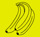 Dibujo Plátanos pintado por 66666666666