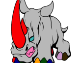 Dibujo Rinoceronte II pintado por eric123