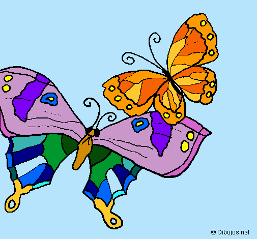 Dibujo Mariposas pintado por geri