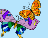 Dibujo Mariposas pintado por geri