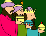 Dibujo Los Reyes Magos 3 pintado por plolpo
