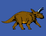 Dibujo Triceratops pintado por lautaro0001