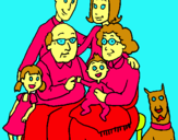 Dibujo Familia pintado por Marquen