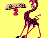 Dibujo Madagascar 2 Melman pintado por carolinaesss