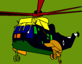 Dibujo Helicóptero al rescate pintado por edgaruruet