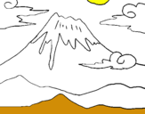 Dibujo Monte Fuji pintado por dg-juan