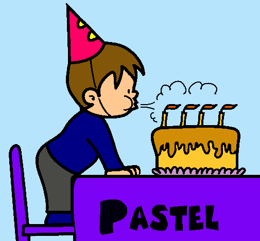 Dibujo Pastel de cumpleaños III pintado por ianna