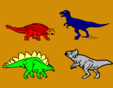 Dibujo Dinosaurios de tierra pintado por sebajusus