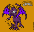 Dibujo Spyro pintado por fuki