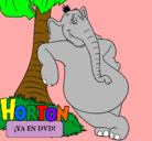 Dibujo Horton pintado por wilber