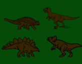 Dibujo Dinosaurios de tierra pintado por jared200