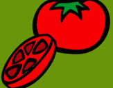 Dibujo Tomate pintado por hshh