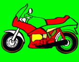 Dibujo Motocicleta pintado por friday