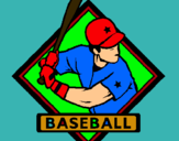 Dibujo Logo de béisbol pintado por jeis