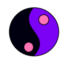 Dibujo Yin y yang pintado por  josesitoooo