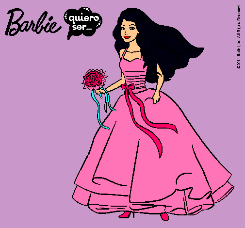 Barbie vestida de novia