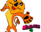 Dibujo Madagascar 2 Alex 2 pintado por louiss