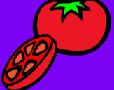 Dibujo Tomate pintado por victorius 