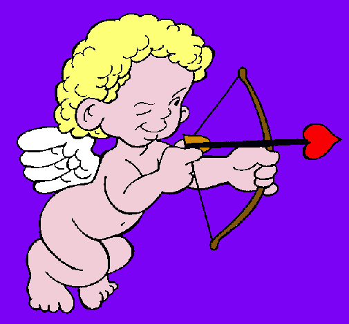 Cupido apuntando con la flecha